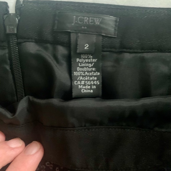 JCREW BLACK SEQUENCE MINI SKIRT - Picture 2 of 5